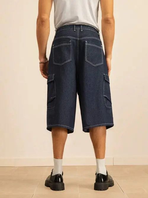 Japanese Brand Vintage jeans jorts Y2K RETRO shorts Size US 34 / EU 50 - 3 Thumbnail