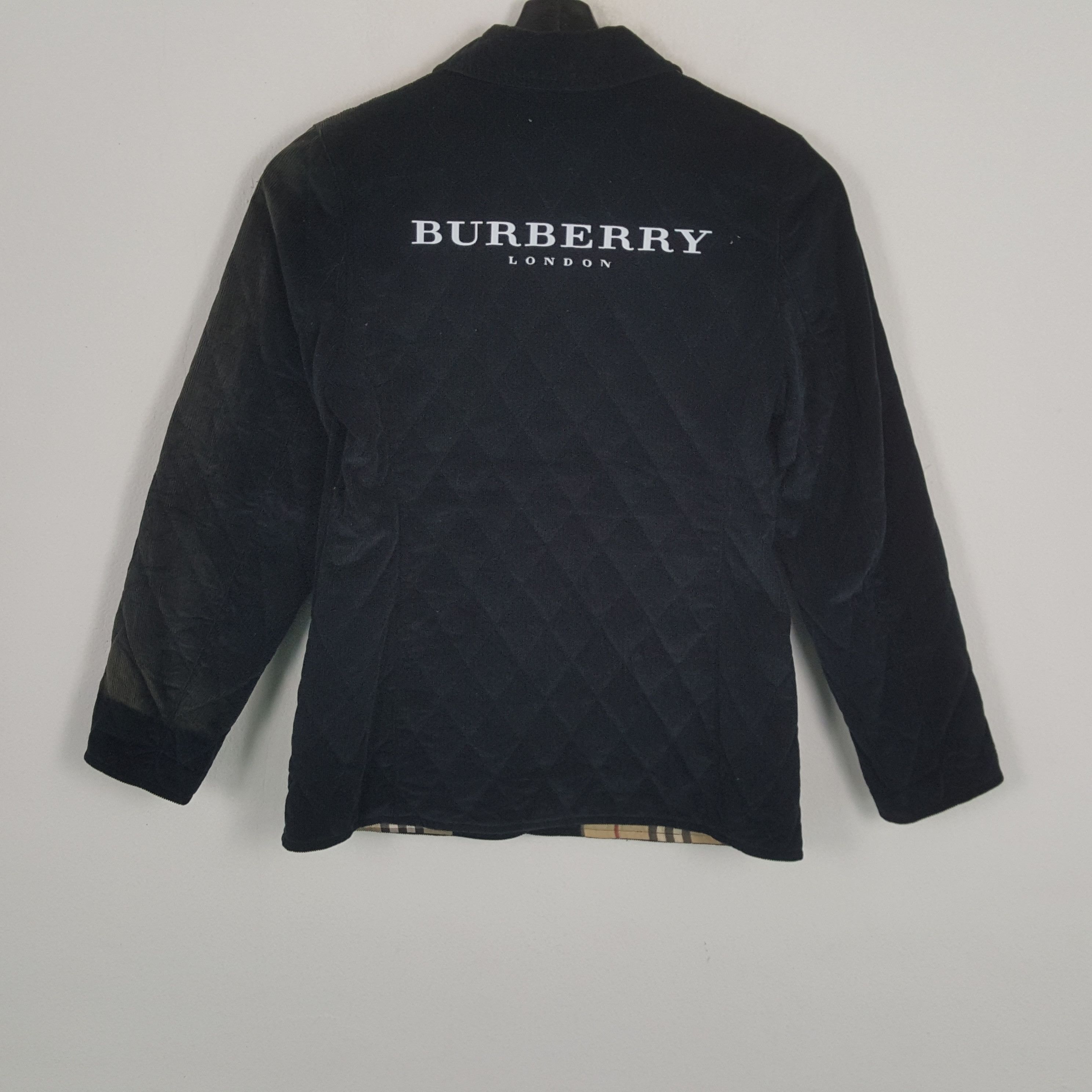 Burberry BURBERRY LONDON Fashion Style Custom Art Velvet Jacket Size US S / EU 44-46 / 1 - 1 Thumbnail