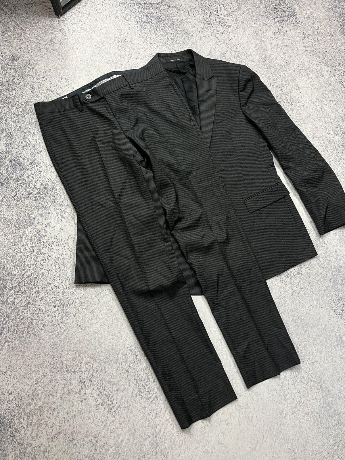 Emporio Armani Vintage Emporio Armani David Line Wool 130’s Women’s Suit Size L / US 10 / IT 46 - 3 Thumbnail