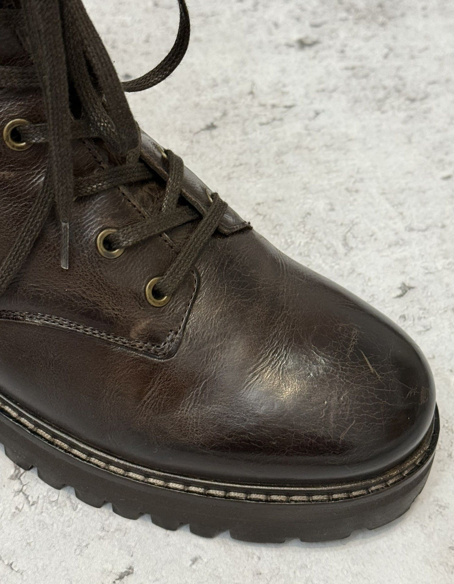 Thursday Boot Company Thursday Boot Co Women’s Java Combat Brown Lace Up Boots 9 Size US 9 / IT 39 - 12 Thumbnail