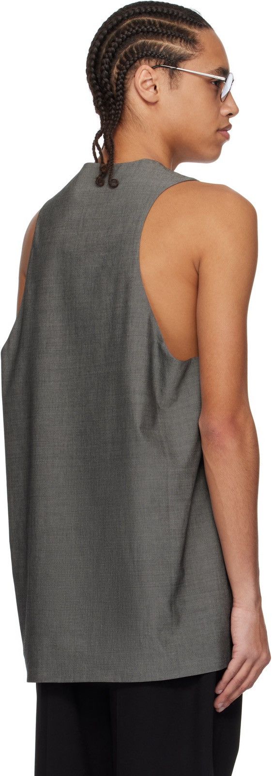 Fear of God Fear of God grey oxford tank Size US M / EU 48-50 / 2 - 13 Thumbnail