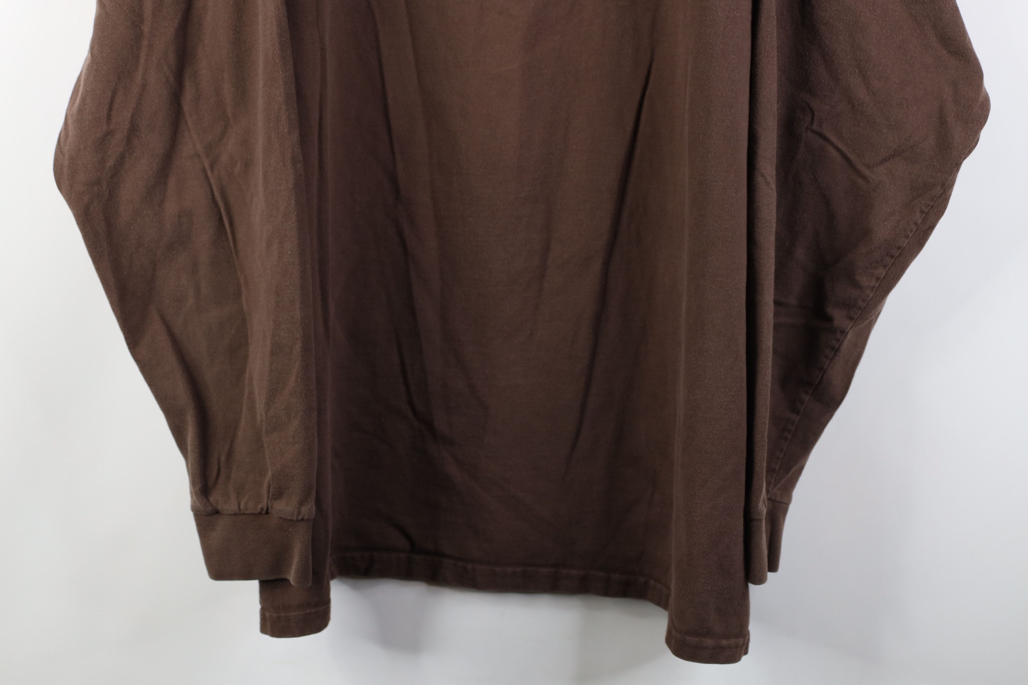 Russell Athletic Vintage Y2K Russell Athletic Long Sleeve T-Shirt Brown Size US XXL / EU 58 / 5 - 3 Thumbnail