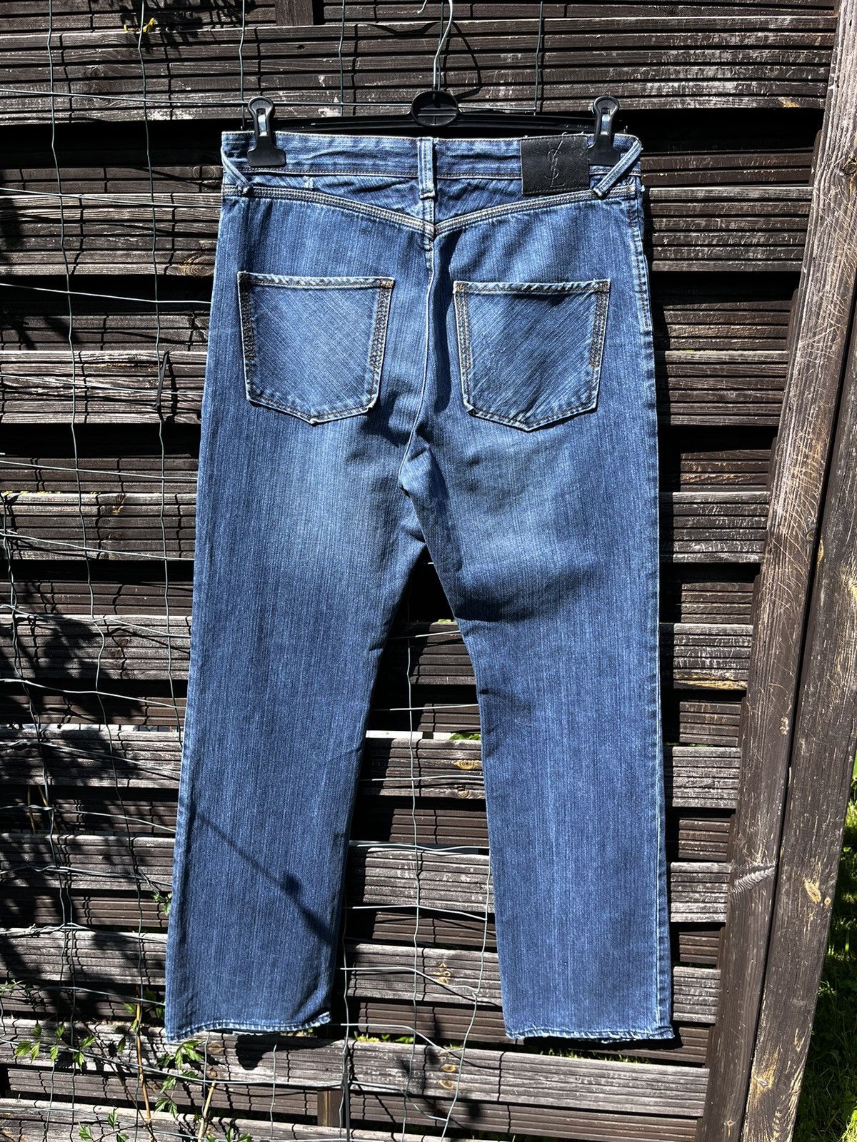 Yves Saint Laurent 🔴 YSL YVES SAINT LAURENT LUXURY DENIM Y2K STREETWEAR JEANS Size US 32 / EU 48 - 8 Thumbnail