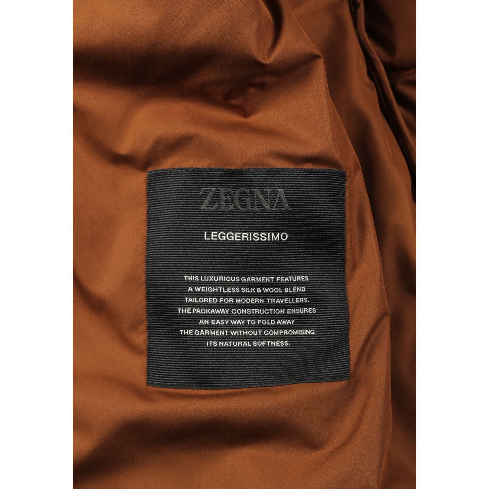 Ermenegildo Zegna ZEGNA Black Leggerissimo Padded Coat Size 56 IT / 46R U.S. Size US XL / EU 56 / 4 - 6 Thumbnail