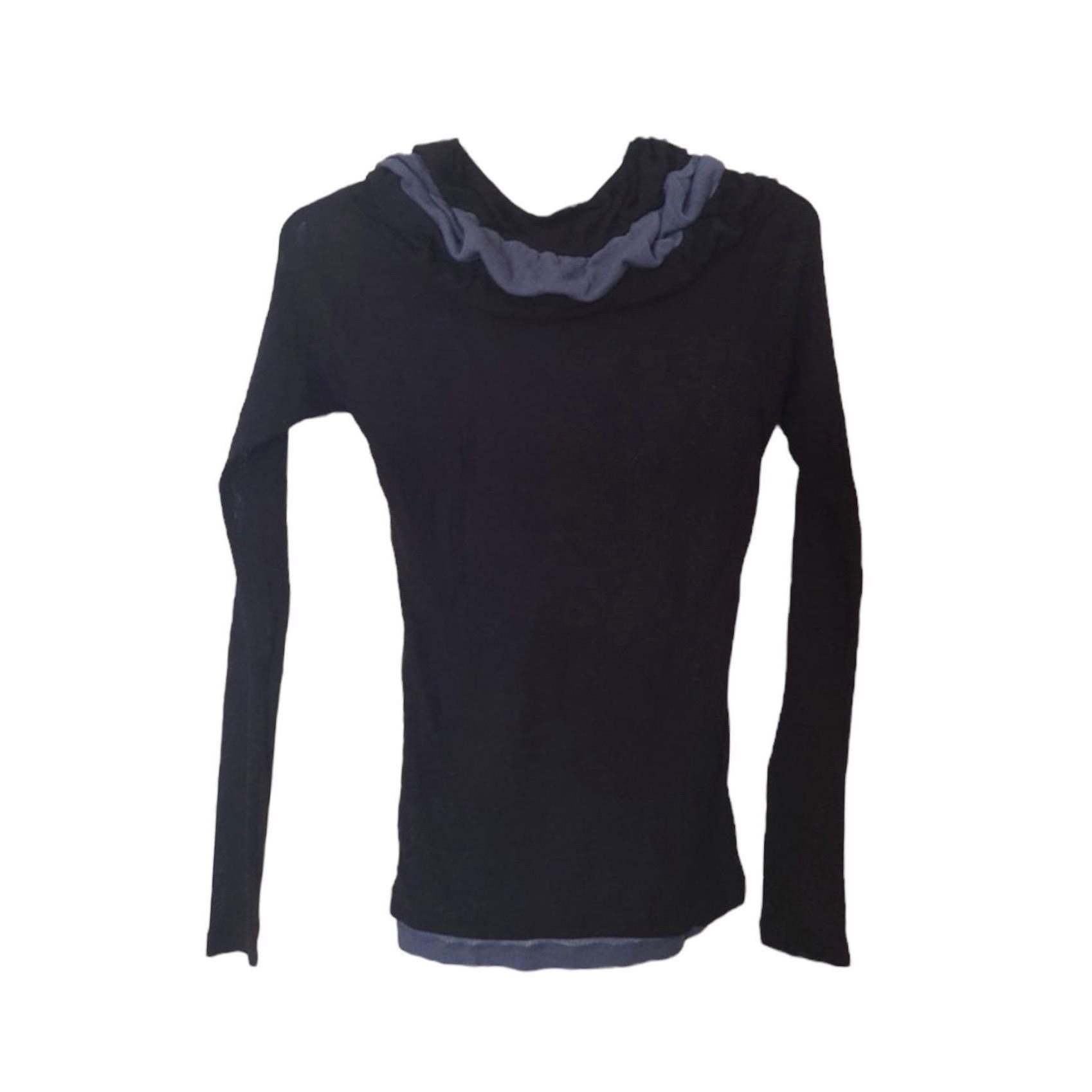 Cop Copine The Cop Copine Doubled Draped Neck Top Size ONE SIZE - 2 Thumbnail