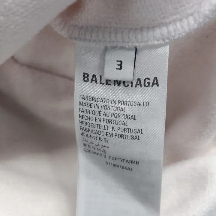 Balenciaga Balenciaga Balenciaga Logo Hoodie for Men in OffWhite -250 Size US M / EU 48-50 / 2 - 2 Thumbnail