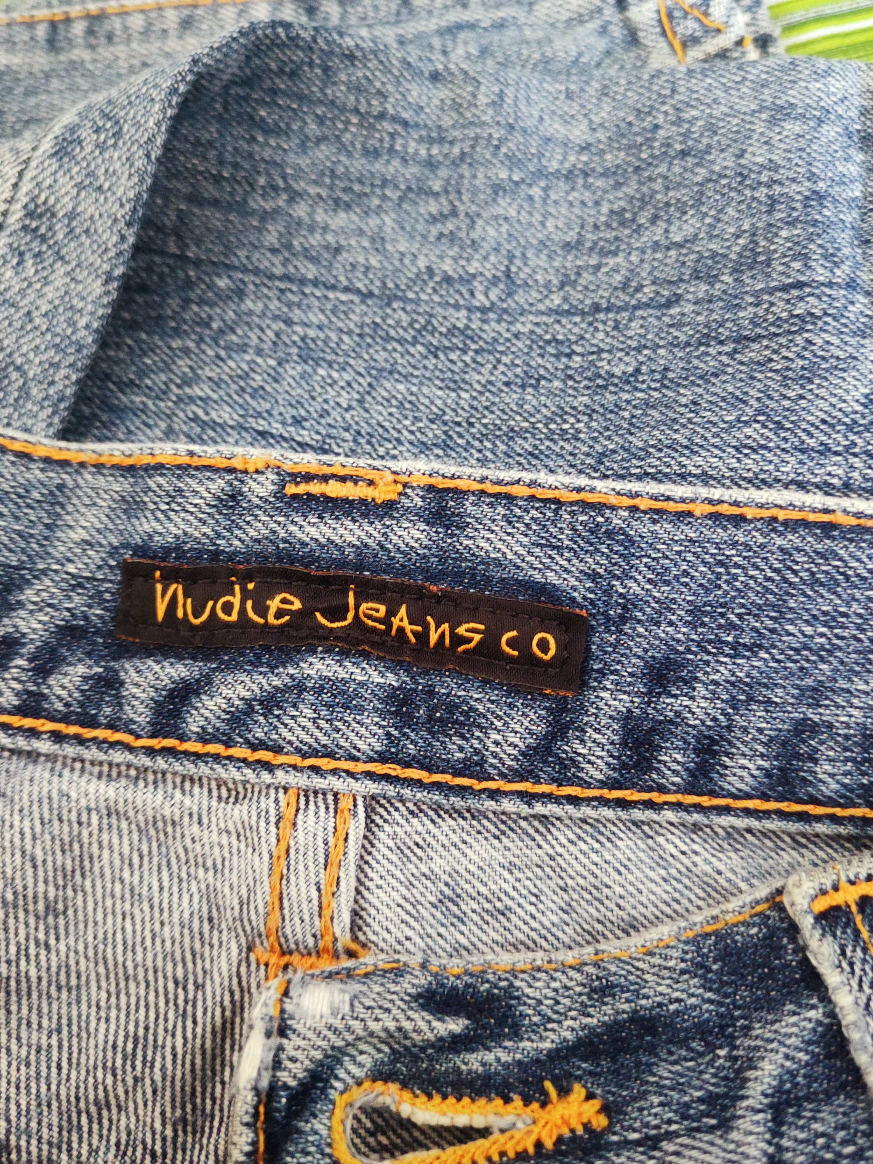 Japanese Brand Nudie Jeans Blue Distressed Ripped Jeans #S2667 Size US 34 / EU 50 - 18 Thumbnail