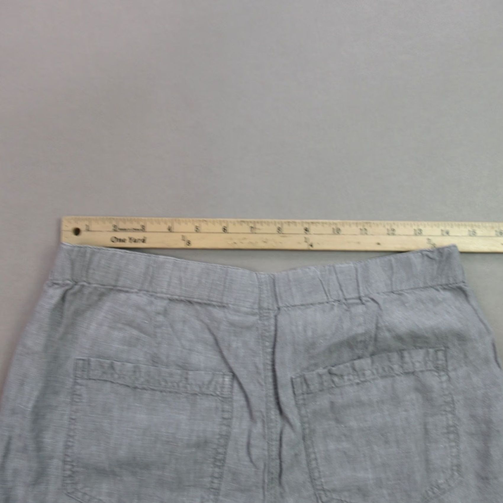 J. Jill J Jill Shorts 6 Gray Chino Lightweight Outdoors Pockets Casual Womens Size 28" / US 6 / IT 42 - 6 Thumbnail