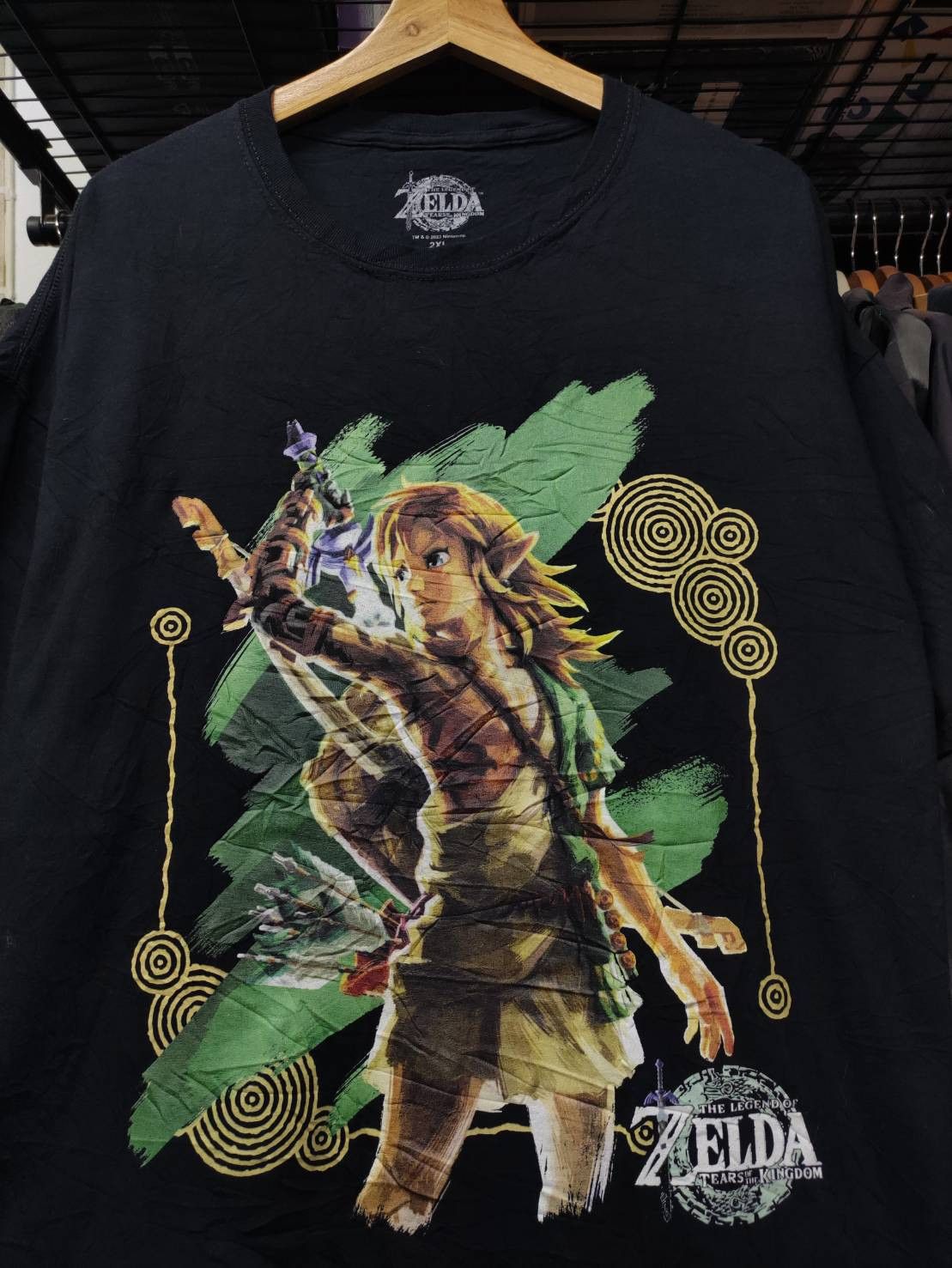 Nintendo The Legend of Zelda " Tears of the Kingdom " Game Promo Size US XXL / EU 58 / 5 - 1 Thumbnail