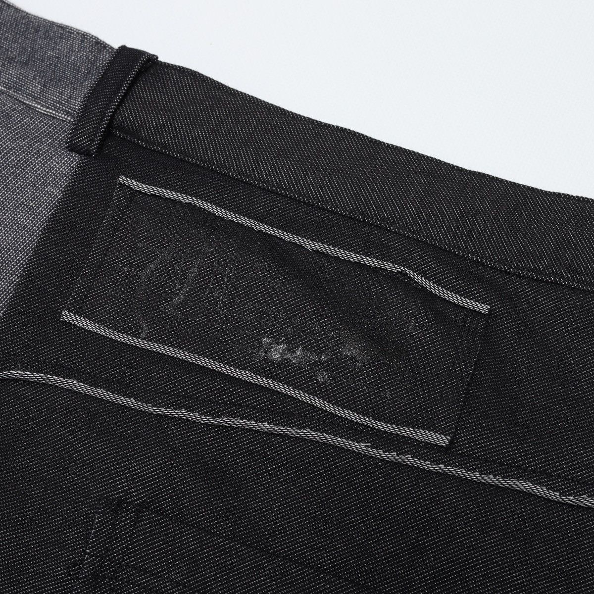 Rundholz Rundholz Wide Leg Japan Pants Trousers Grey Patchwork Size 28" / US 6 / IT 42 - 19 Thumbnail