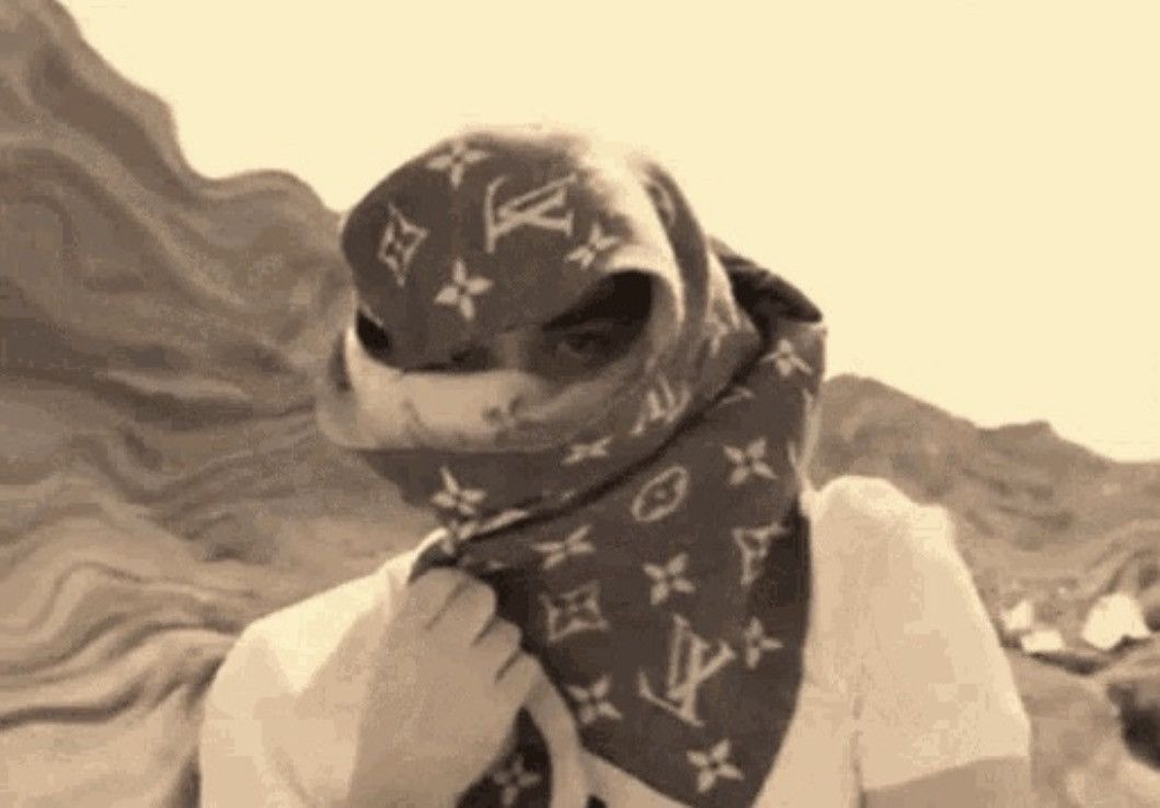 Louis Vuitton LOUIS VUITTON Monogram Wool Scarf LV esdeekid fakemink yeat Size ONE SIZE - 1 Thumbnail