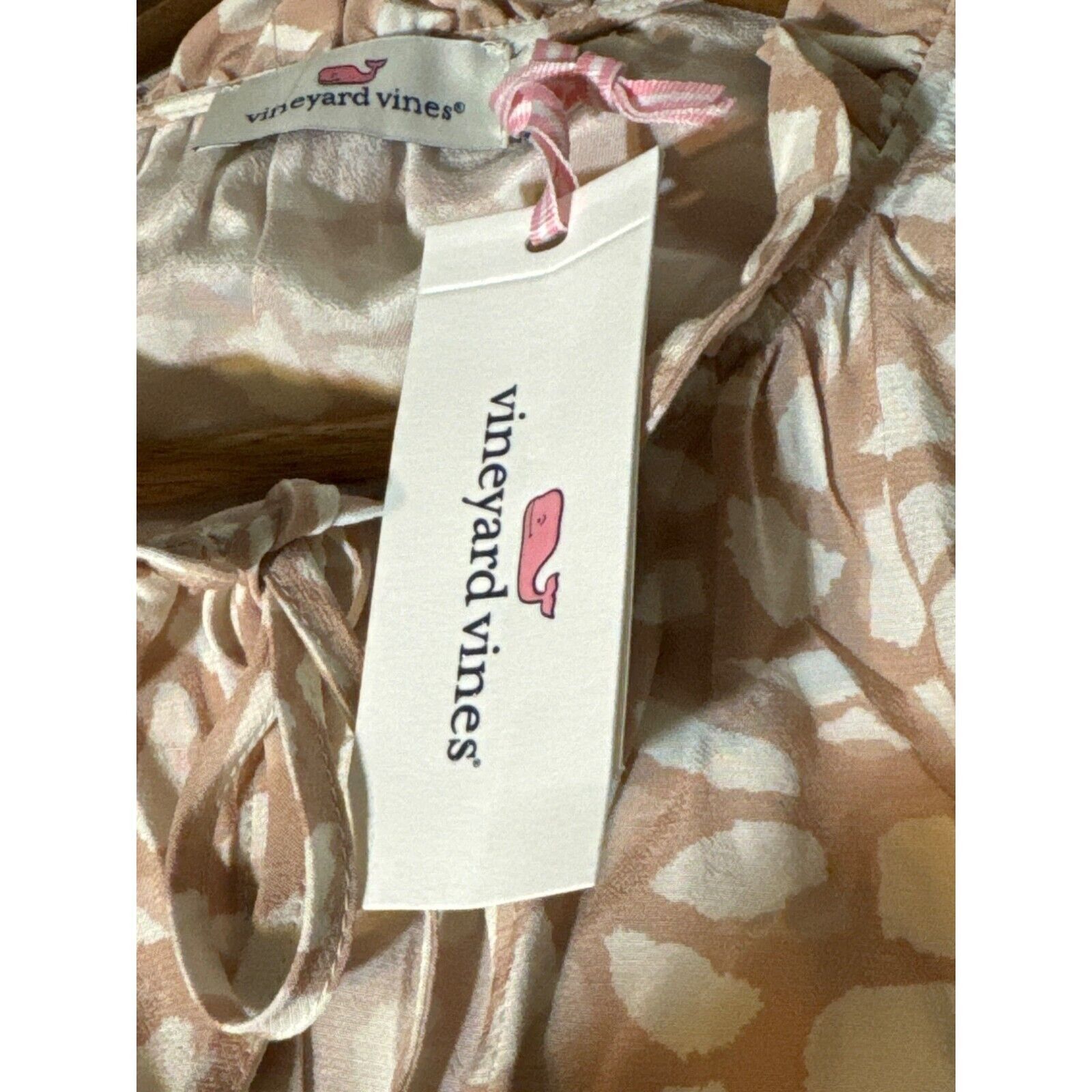 Vineyard Vines Vineyard Vines Shirt XL New Ruffle Top Animal Geo Print Size XL / US 12-14 / IT 48-50 - 7 Thumbnail