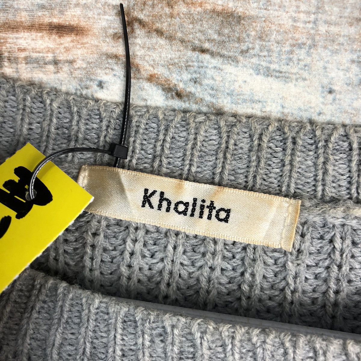 Homespun Knitwear × Japanese Brand Khalita vintage Grey Knitwear #A1700 Size US L / EU 52-54 / 3 - 10 Thumbnail