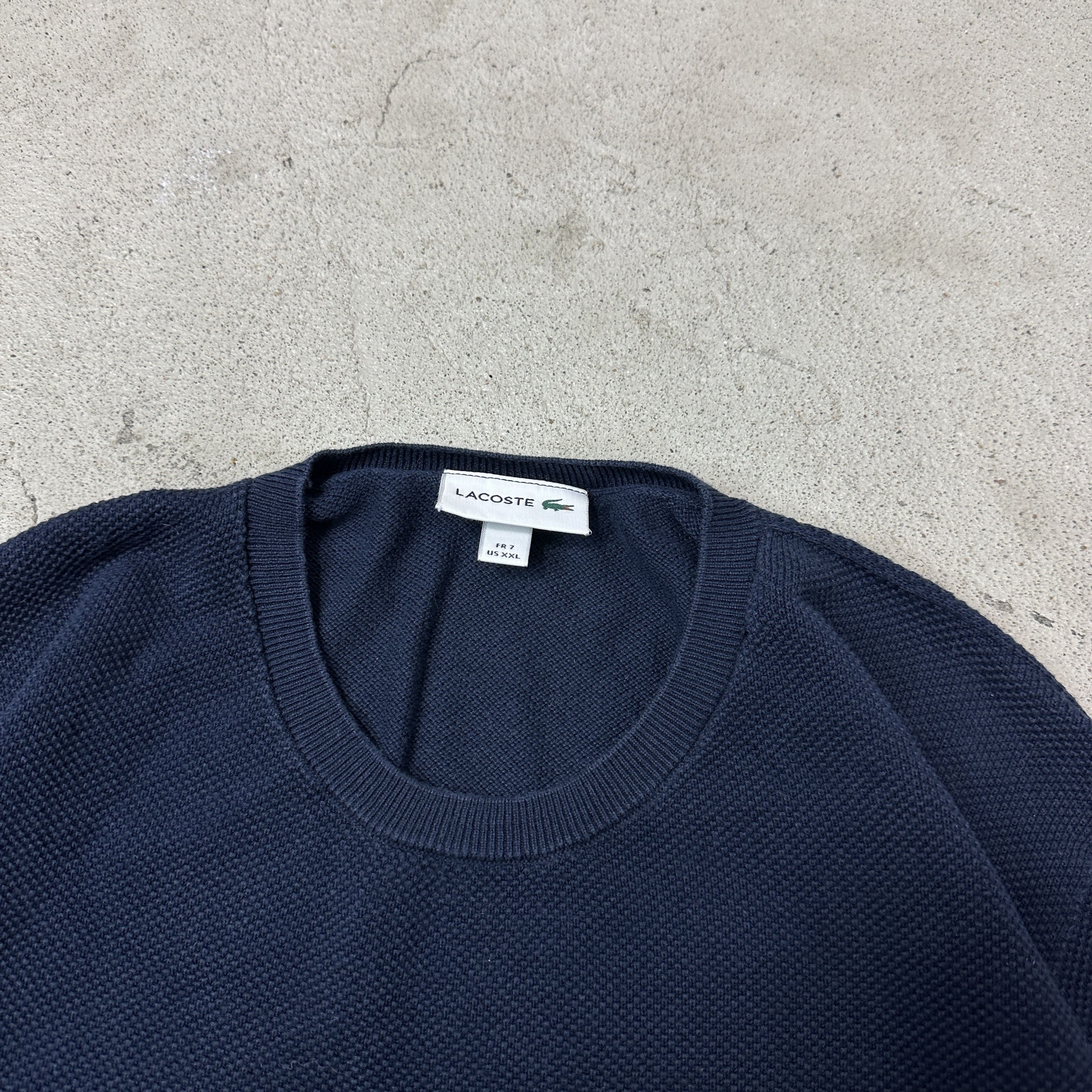 Lacoste Vintage Streetwear Skater Hip Hop Lacoste Sweatshirt Y2K Size US XXL / EU 58 / 5 - 2 Thumbnail