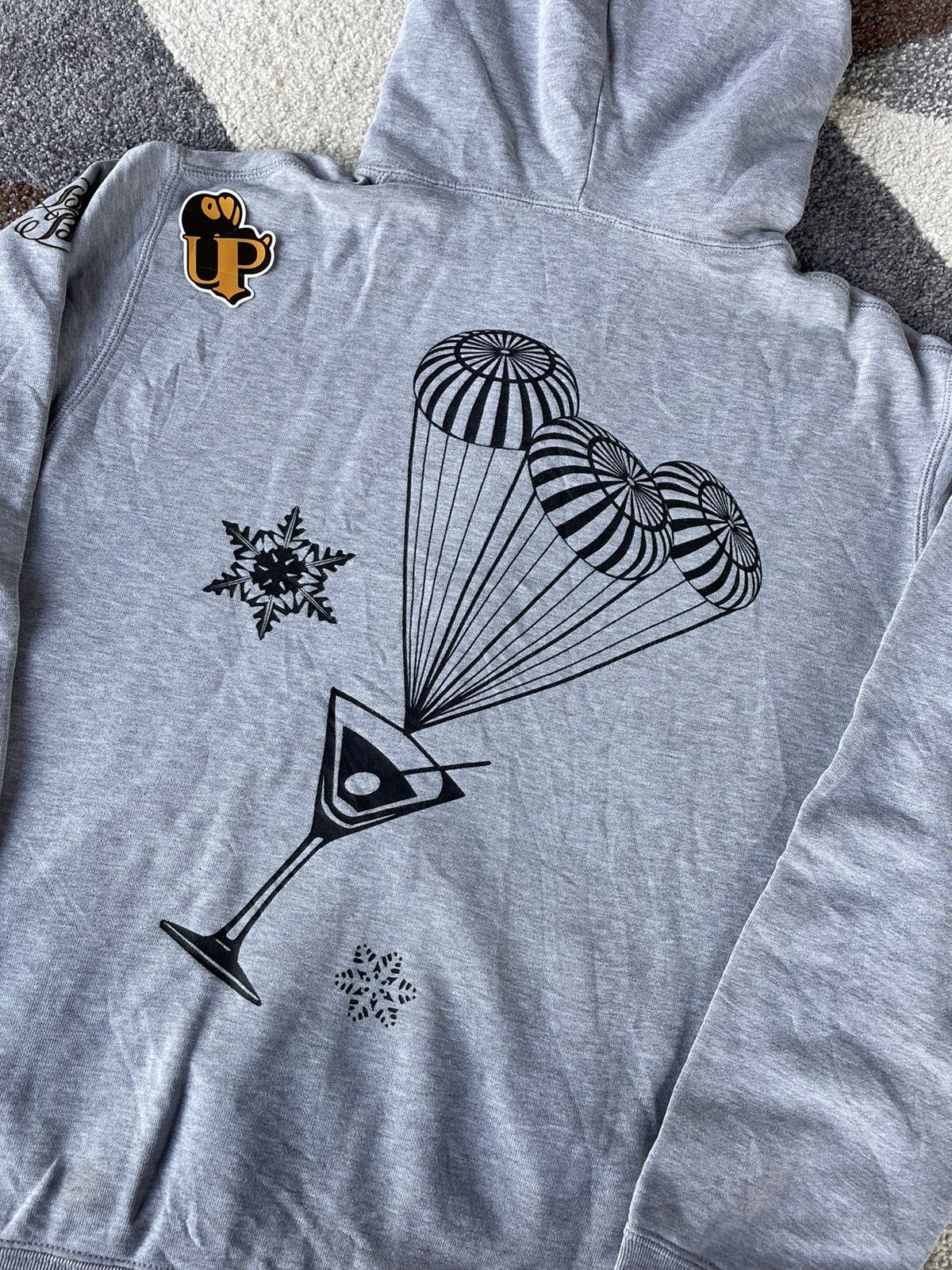 Billionaire Boys Club Season 7 (Autumn/Winter 2008) BBC “Bow Tie zip Hoodie” Grey Size US M / EU 48-50 / 2 - 6 Thumbnail