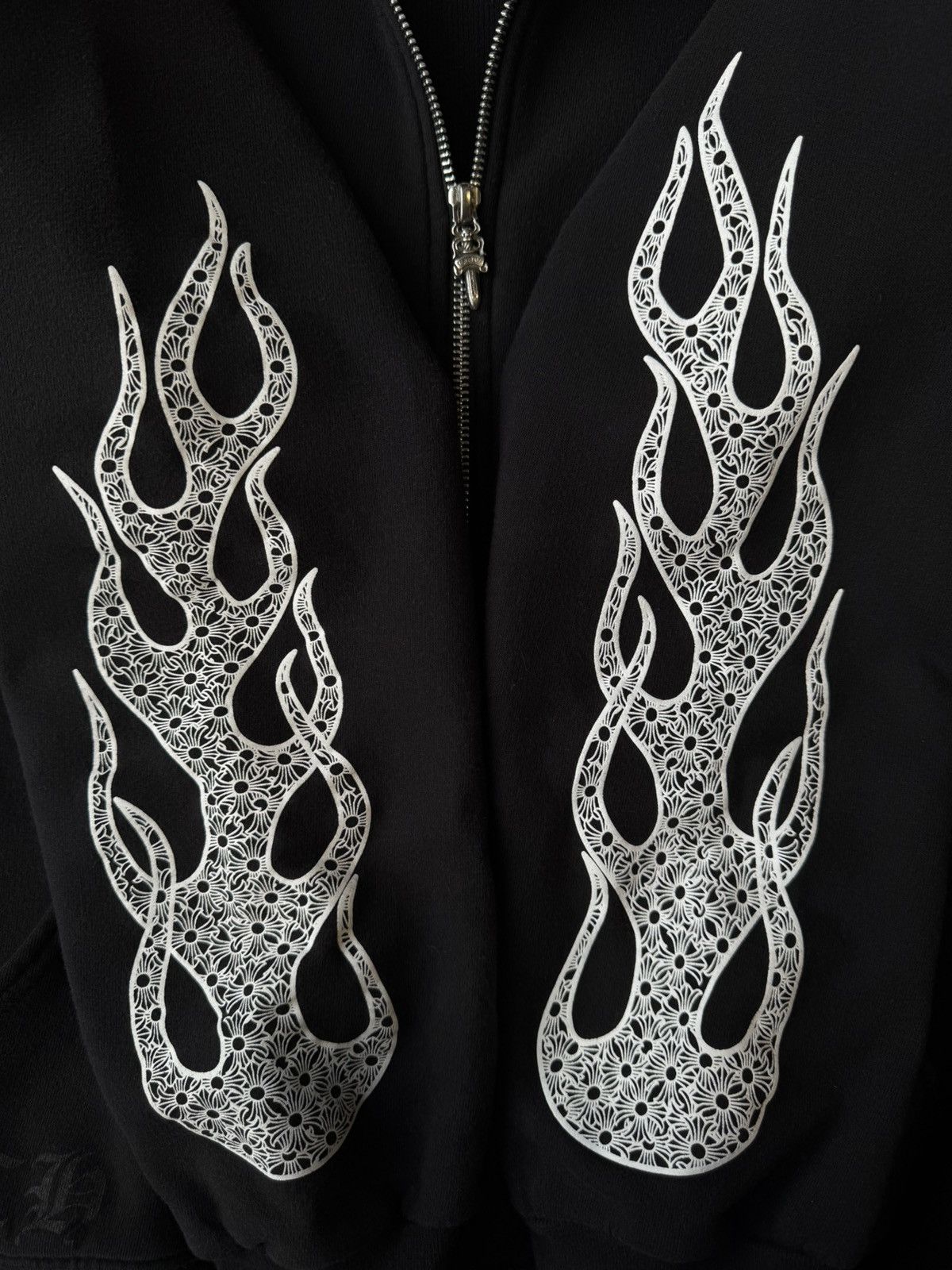 Chrome Hearts Chrome Hearts flames zip up hoodie Size US M / EU 48-50 / 2 - 2 Thumbnail