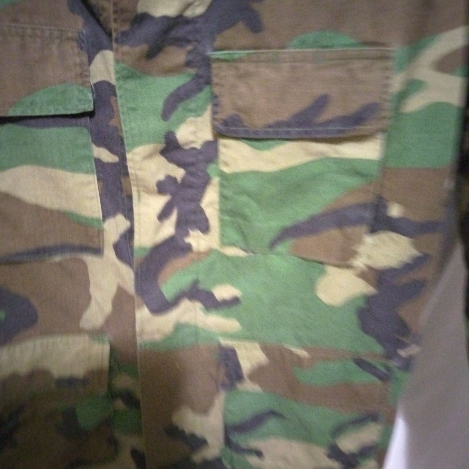 Other Woodland Camo Combat COAT/SHIRT Medium-Regular Size US M / EU 48-50 / 2 - 6 Thumbnail