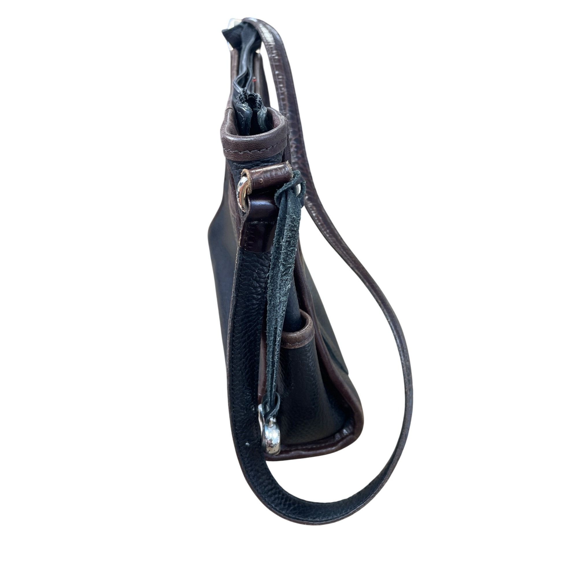 Brighton Brighton Womens Brown Leather Shoulder Handbag SKU 8962 Size ONE SIZE - 11 Thumbnail