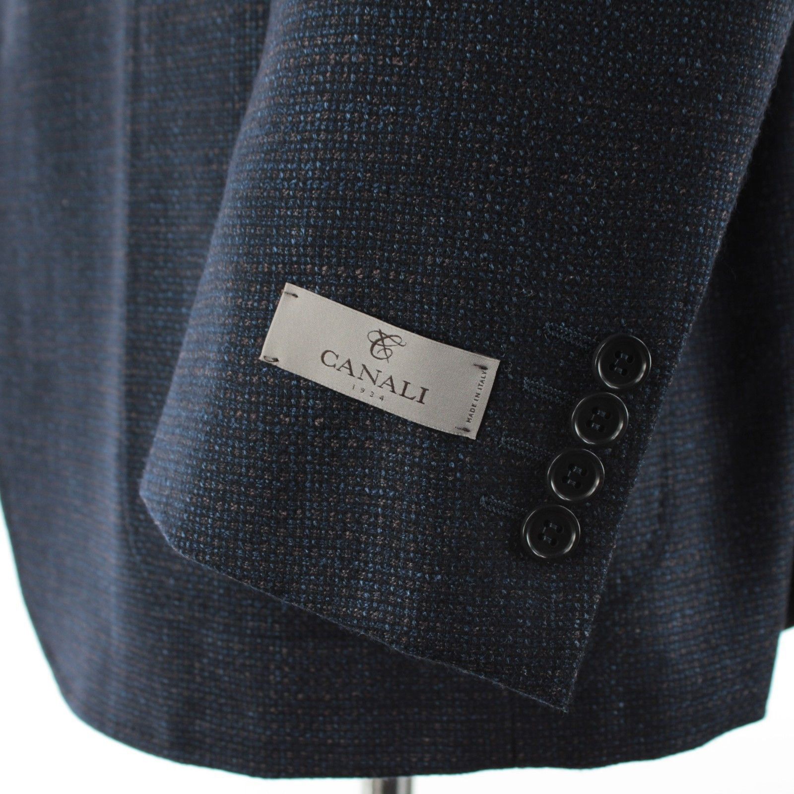Canali Canali Sport Coat Size 50 Regular US in Blue Size 50R - 3 Thumbnail
