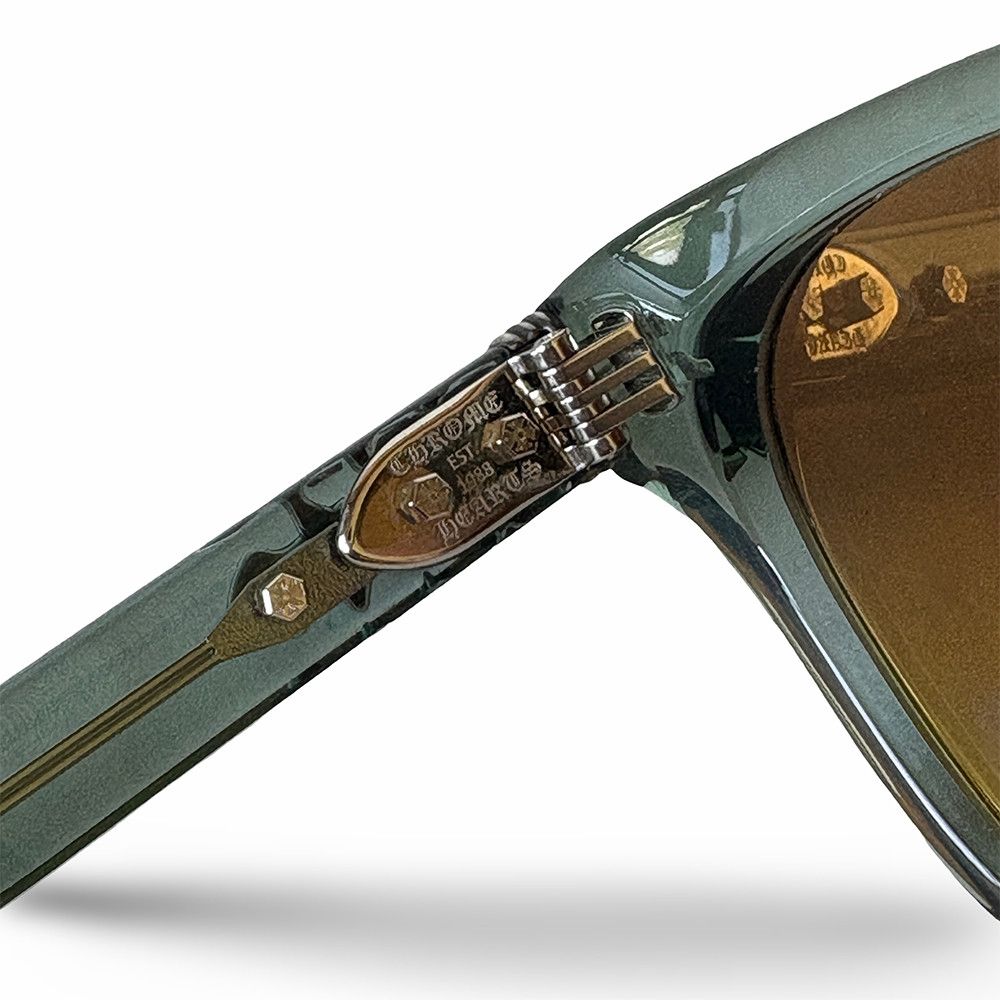 Chrome Hearts Clitterati Sunglasses - Green Size ONE SIZE - 7 Thumbnail