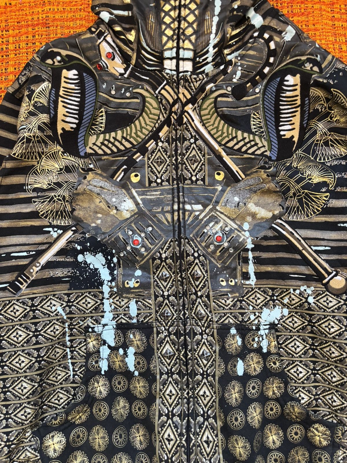 Other y2k pharaoh full zip hoodie Size US XL / EU 56 / 4 - 2 Thumbnail