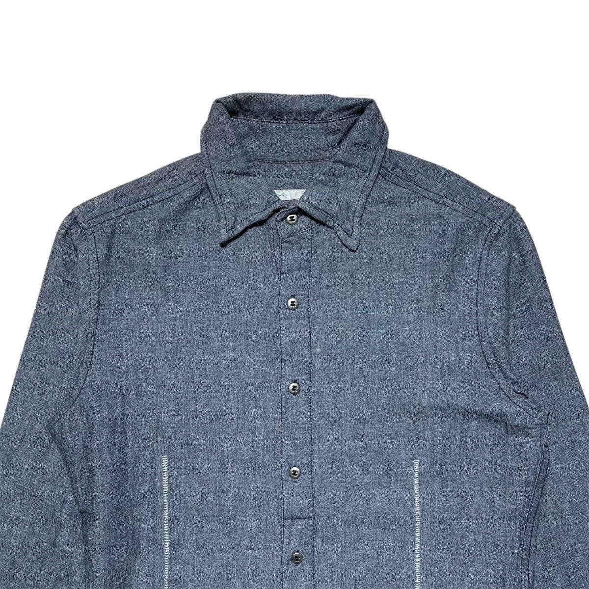 Tete Homme Vintage Tete Homme Issey Miyake 3/4 Shirt Button Up Size US M / EU 48-50 / 2 - 4 Thumbnail