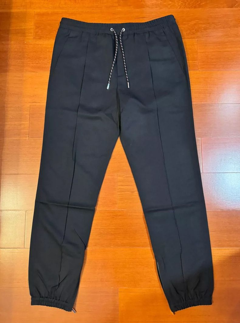 Dior Dior Pleated drawstring elastic waist casual pants 2505-Nex Size US 34 / EU 50 - 1 Thumbnail