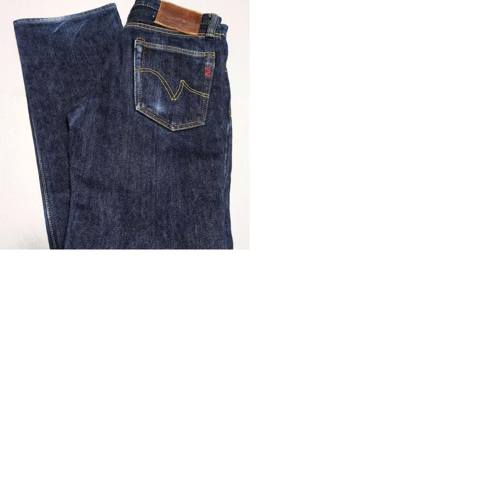Iron Heart IRON HEART 461S Jeans Biker Denim 21oz W31 L34 Mens Blue Size US 31 - 10 Thumbnail