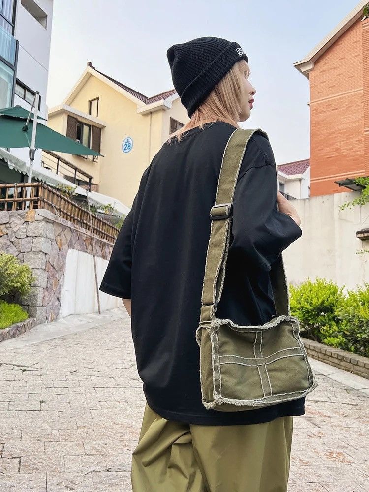 Japanese Brand Canvas Shoulder Bag Size ONE SIZE - 4 Thumbnail