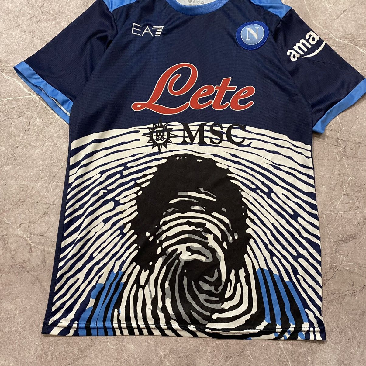 Emporio Armani MARADONA ! EMPORIO ARMANI EA7 TEE NAPOLI SOCCER JERSEY Size US S / EU 44-46 / 1 - 5 Thumbnail