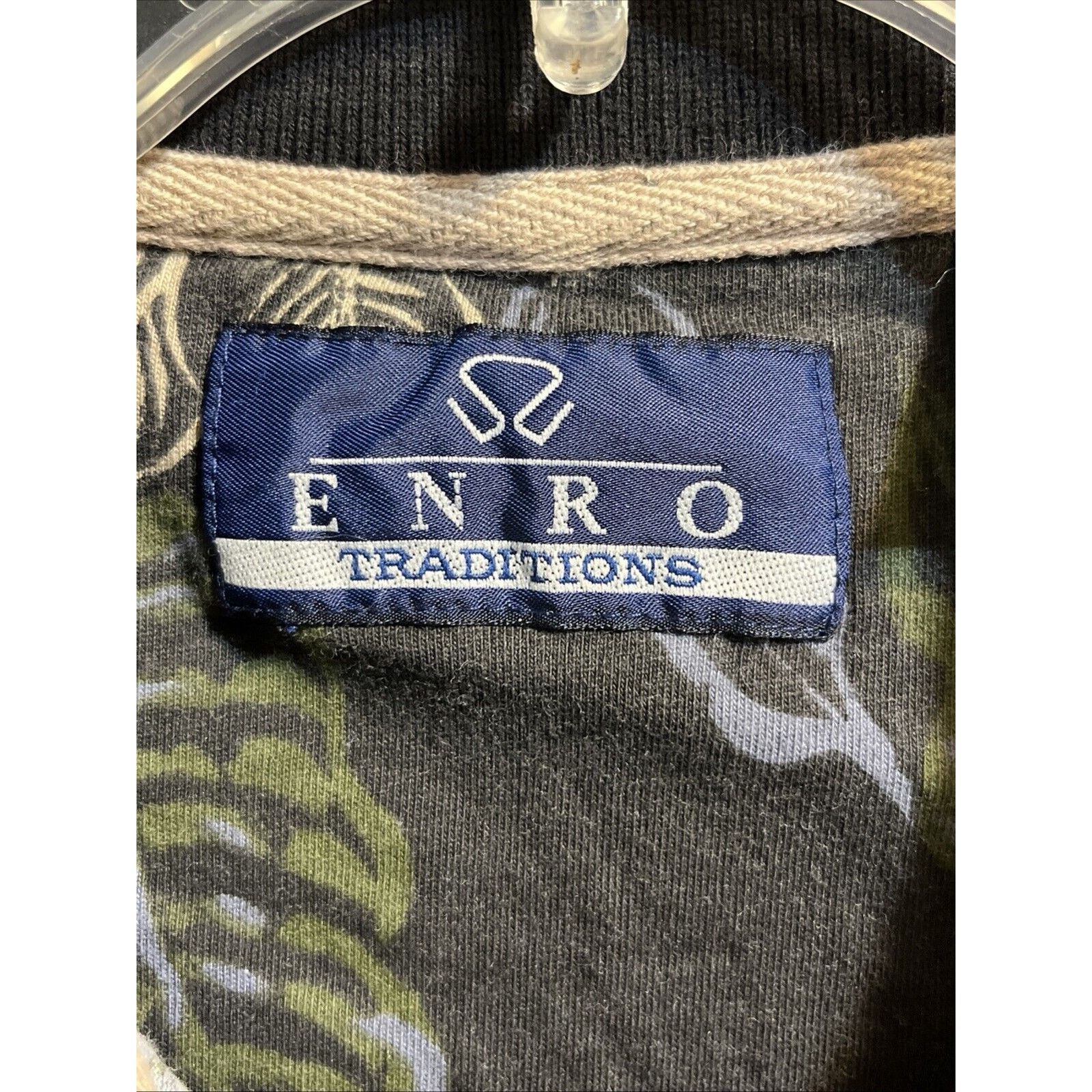 Enro Vintage Enro Mens L Short Sleeve Golf Polo Shirt Gray Floral Size US L / EU 52-54 / 3 - 3 Thumbnail