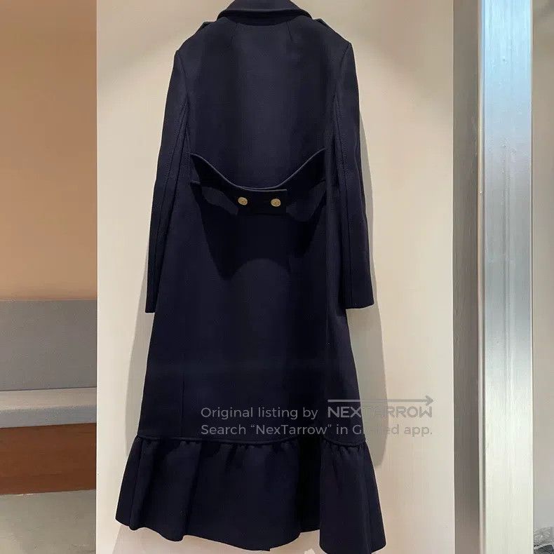 Valentino Valentino Navy wool coat Size S / US 4 / IT 40 - 2 Thumbnail