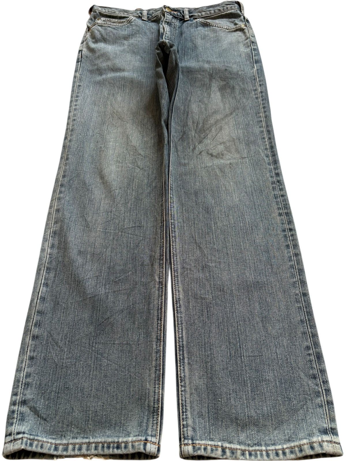 Japanese Brand × Lee Vintage Japanese Lee Mud Wash Loose Jeans Size US 32 / EU 48 - 1 Thumbnail