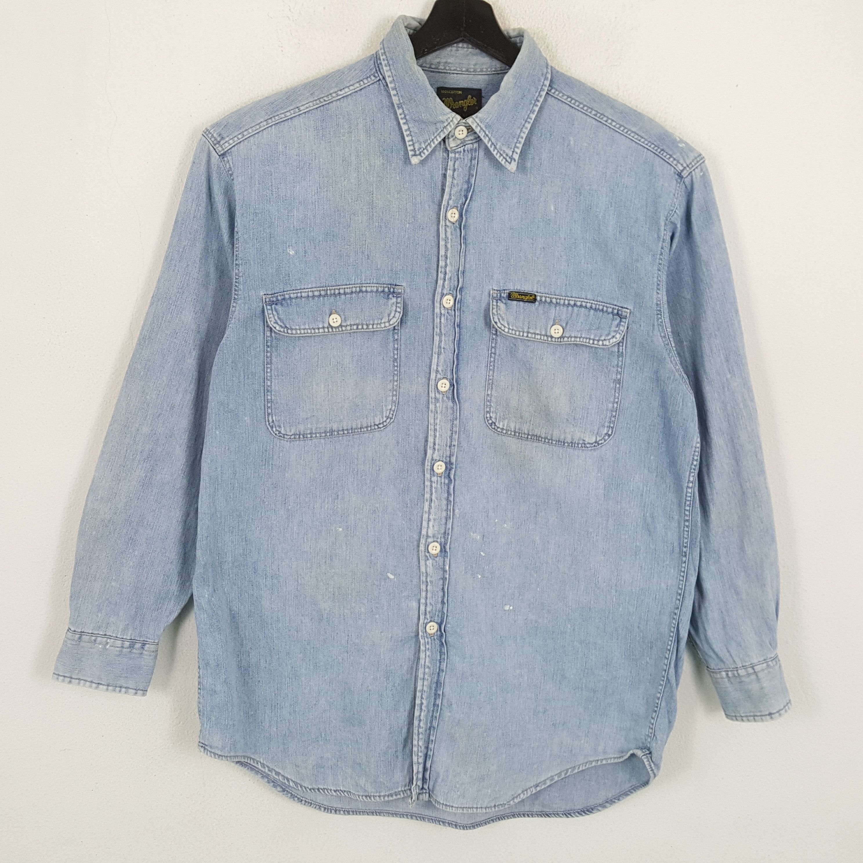 WRANGLER Double Pocket Design Casual Formal Shirt