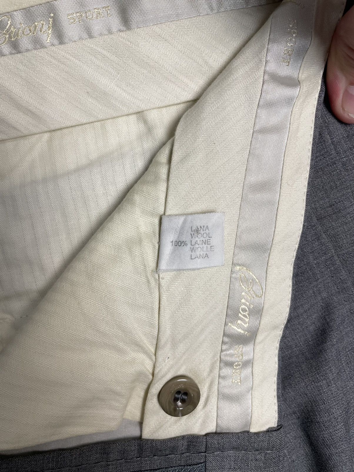 Brioni Brioni sport Pants Wool Italian Designers Vintage Luxury Size US 32 / EU 48 - 10 Thumbnail