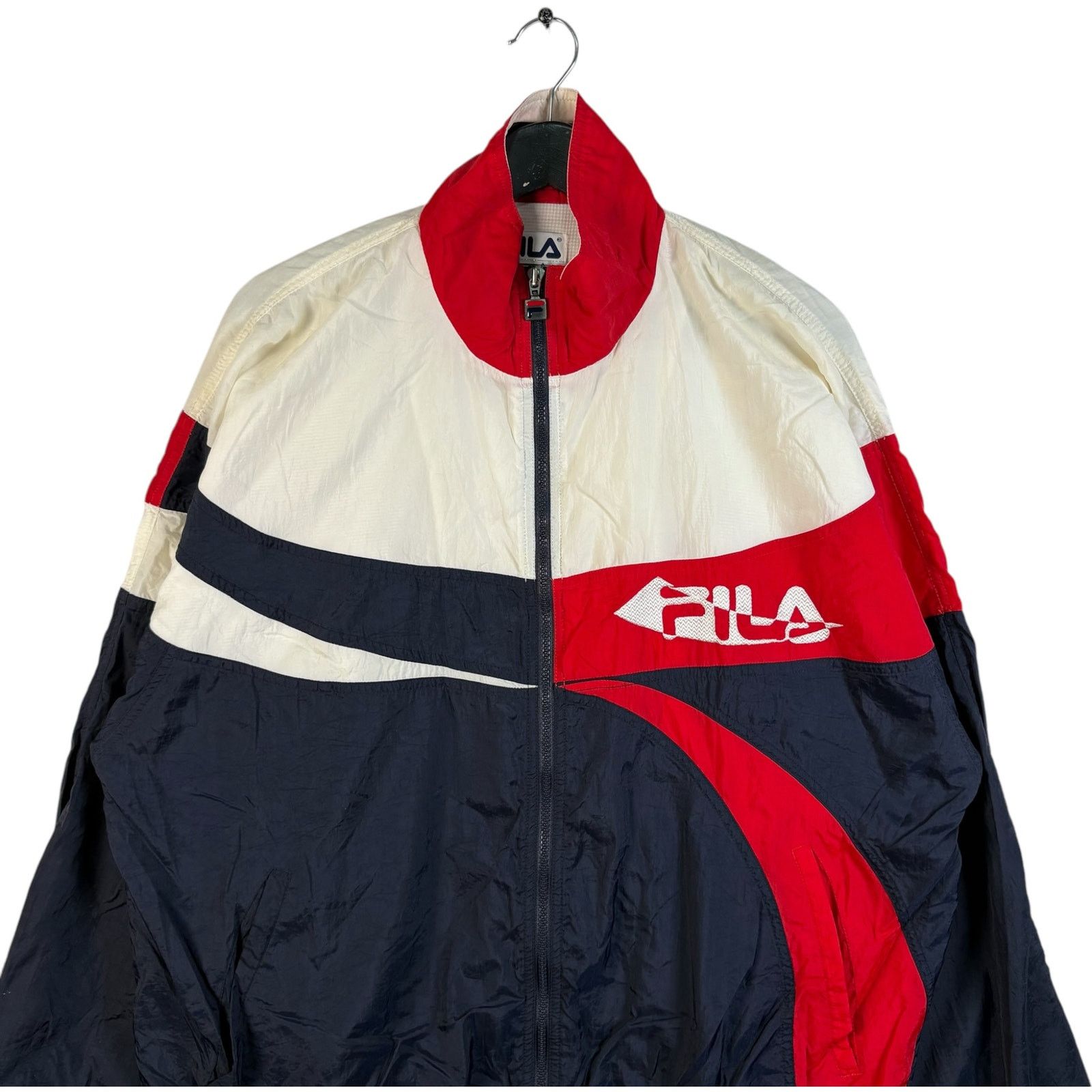Fila Vintage FILA Fill Zip Windbreaker XL Size US XL / EU 56 / 4 - 2 Thumbnail