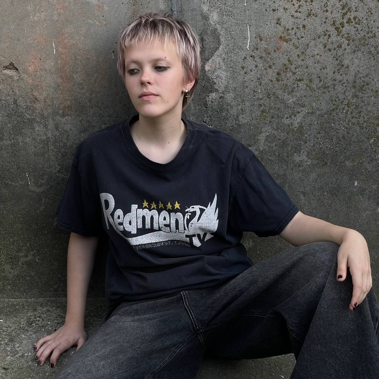 Garbage TV Vintage T-shirts Redmen TV Big Logo Y2K Style USA Humor 00s Size US M / EU 48-50 / 2 - 1 Thumbnail