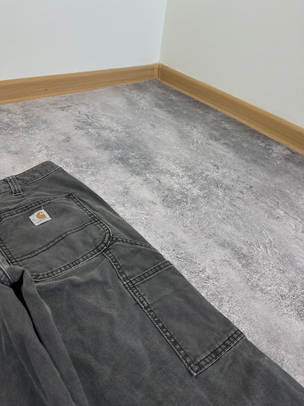 Carhartt Vintage Carhartt Double Knee USA Faded Black Carpenter Pants Size US 30 / EU 46 - 13 Thumbnail