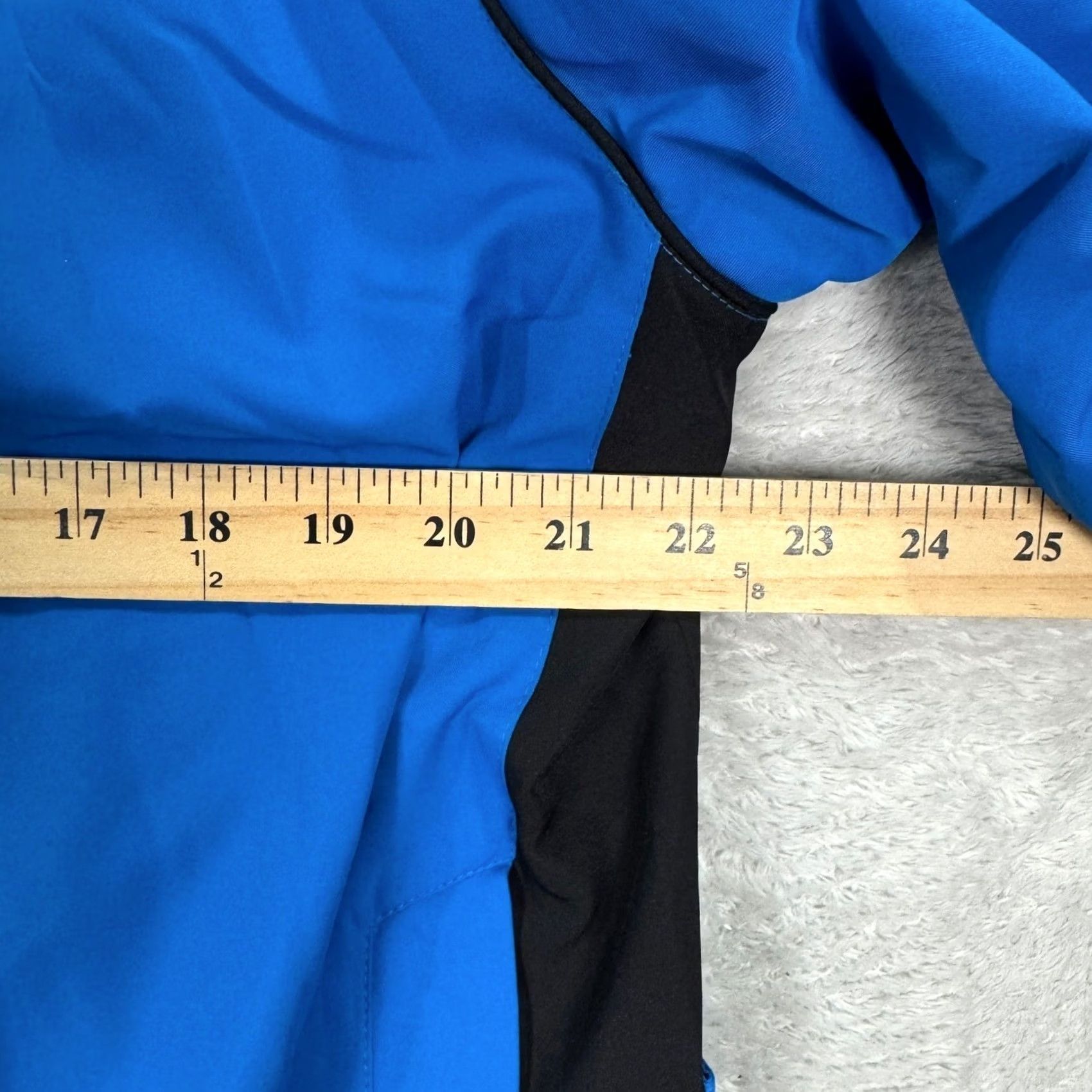Vintage PROQUIP Men's Large Blue Windproof Golf Pullover Jacket Tedesco Cup Short Sleeve Size US L / EU 52-54 / 3 - 5 Thumbnail