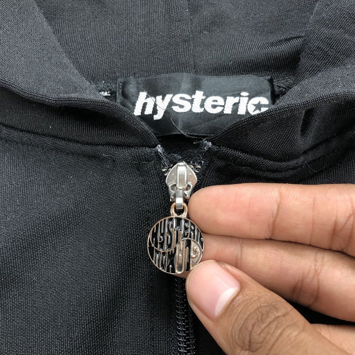 Hysteric Glamour 1990s Hysteric Glamour HG Spell Out Logo Zip Hoodie Size US S / EU 44-46 / 1 - 11 Thumbnail