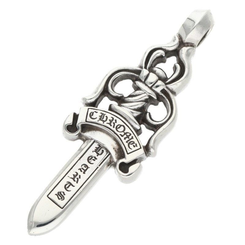Chrome Hearts Large Dagger Pendant Necklace