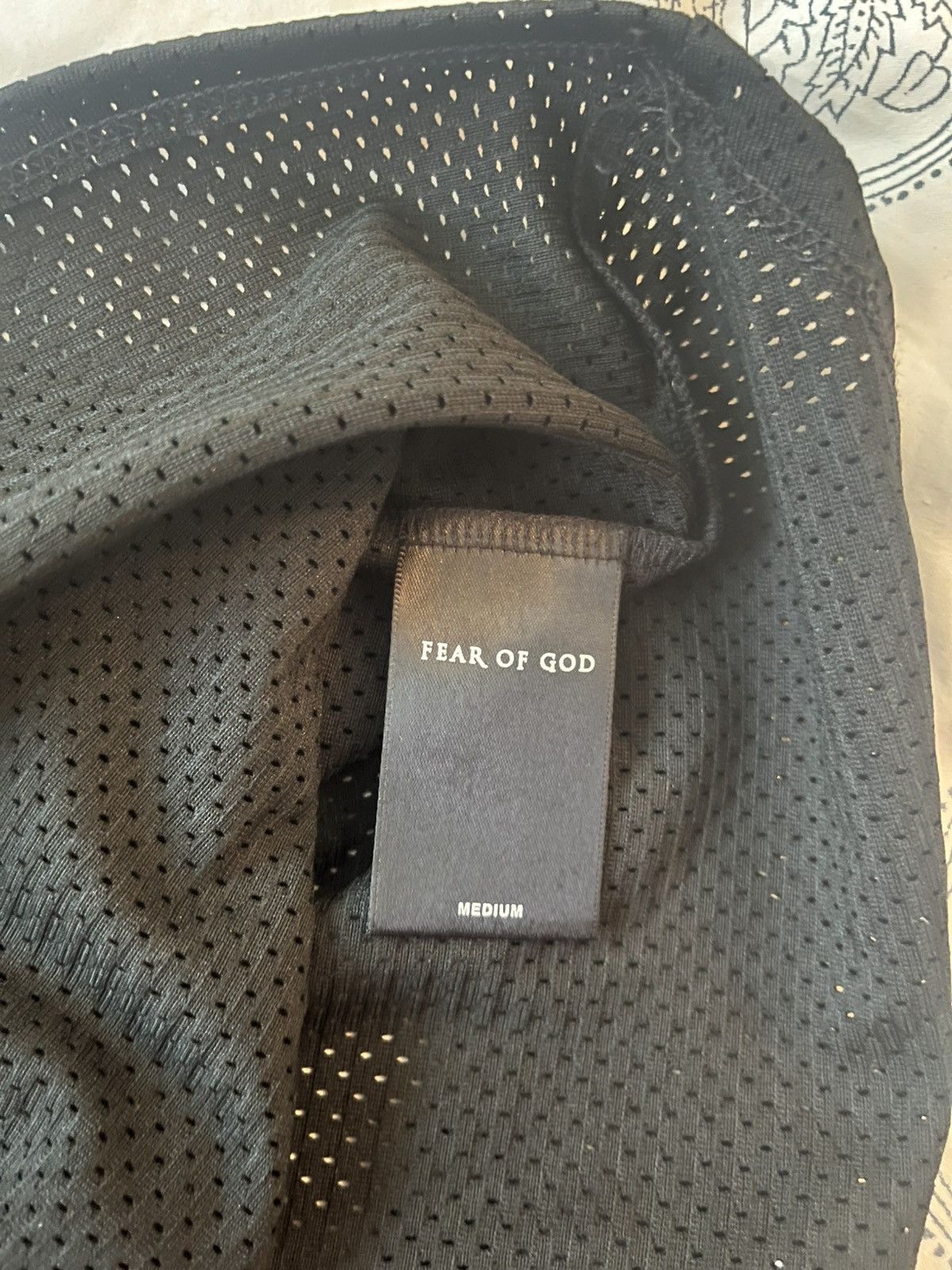 Fear of God Fear of God Main Label Mesh Longsleeve Shirt Size US M / EU 48-50 / 2 - 4 Thumbnail