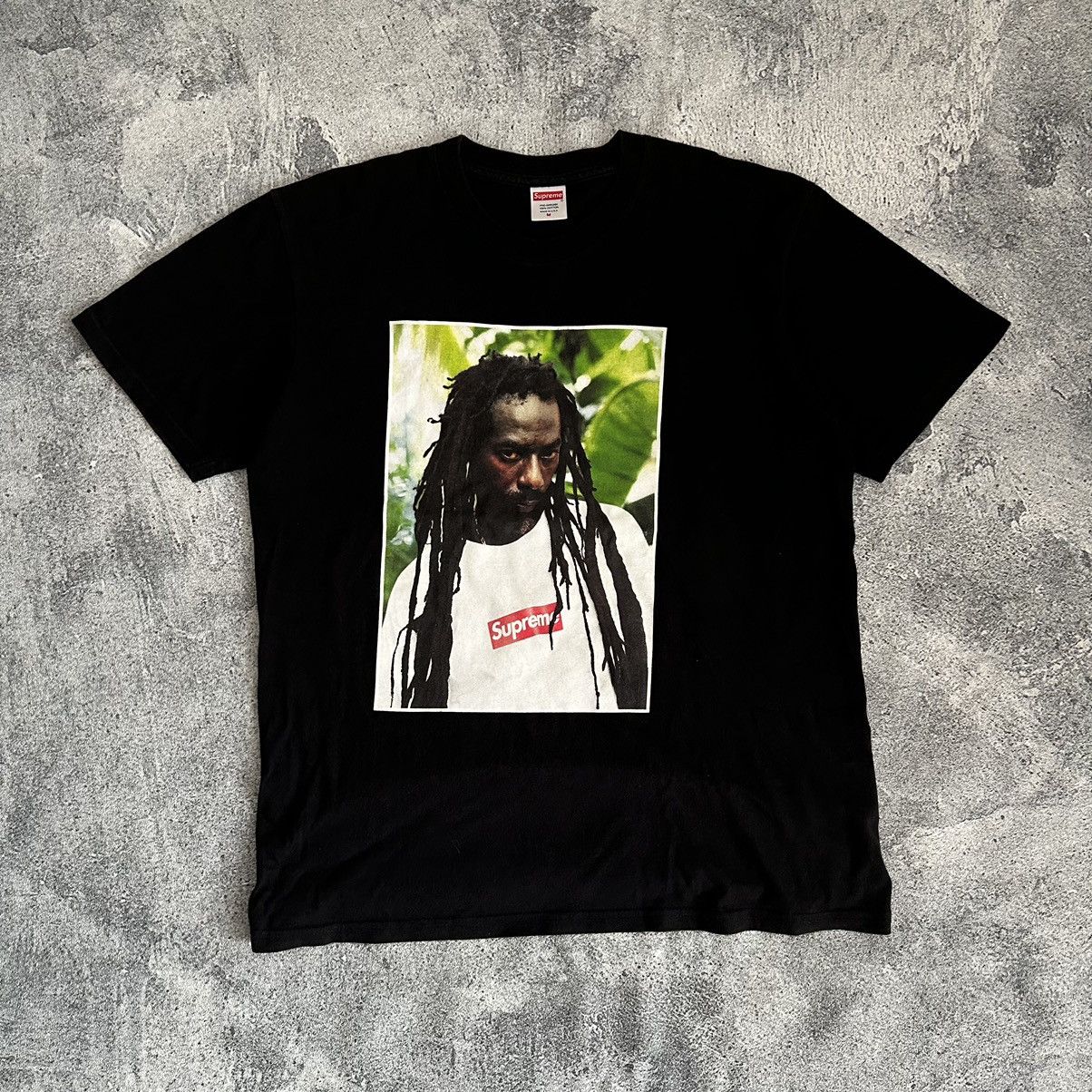 supreme Buju Banton フォトT グレー L（Supreme - Supreme Buju 