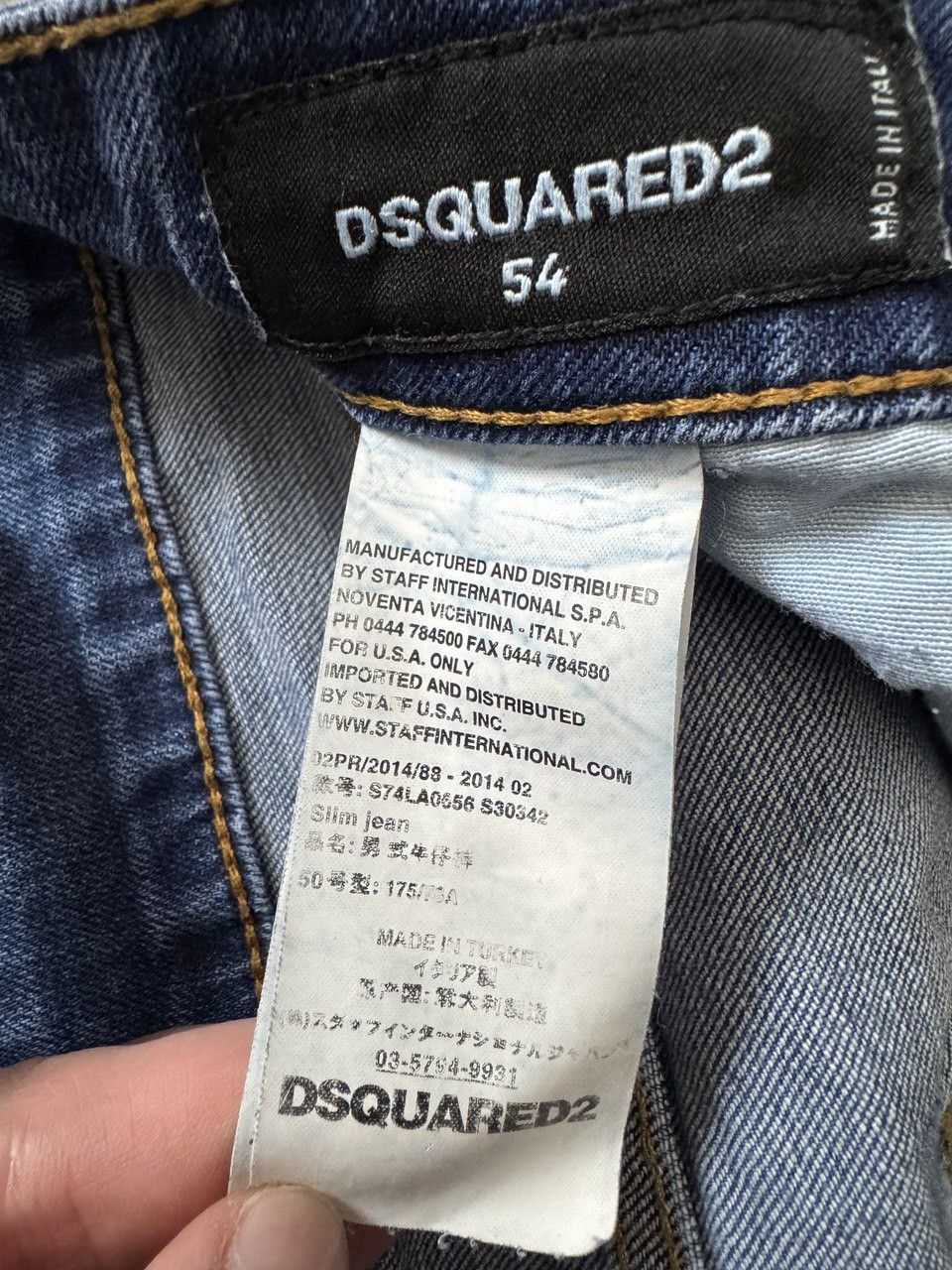 Dsquared2 Dsquared2 Denim Jeans Punk Distressed Avant Garde Size US 38 / EU 54 - 8 Thumbnail