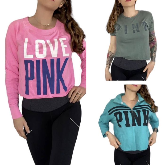 Pull Femme Victoria's Secret XS - Bleu Marine, Manches Raglan, Coton/polyester, Neuf Sans étiquettes