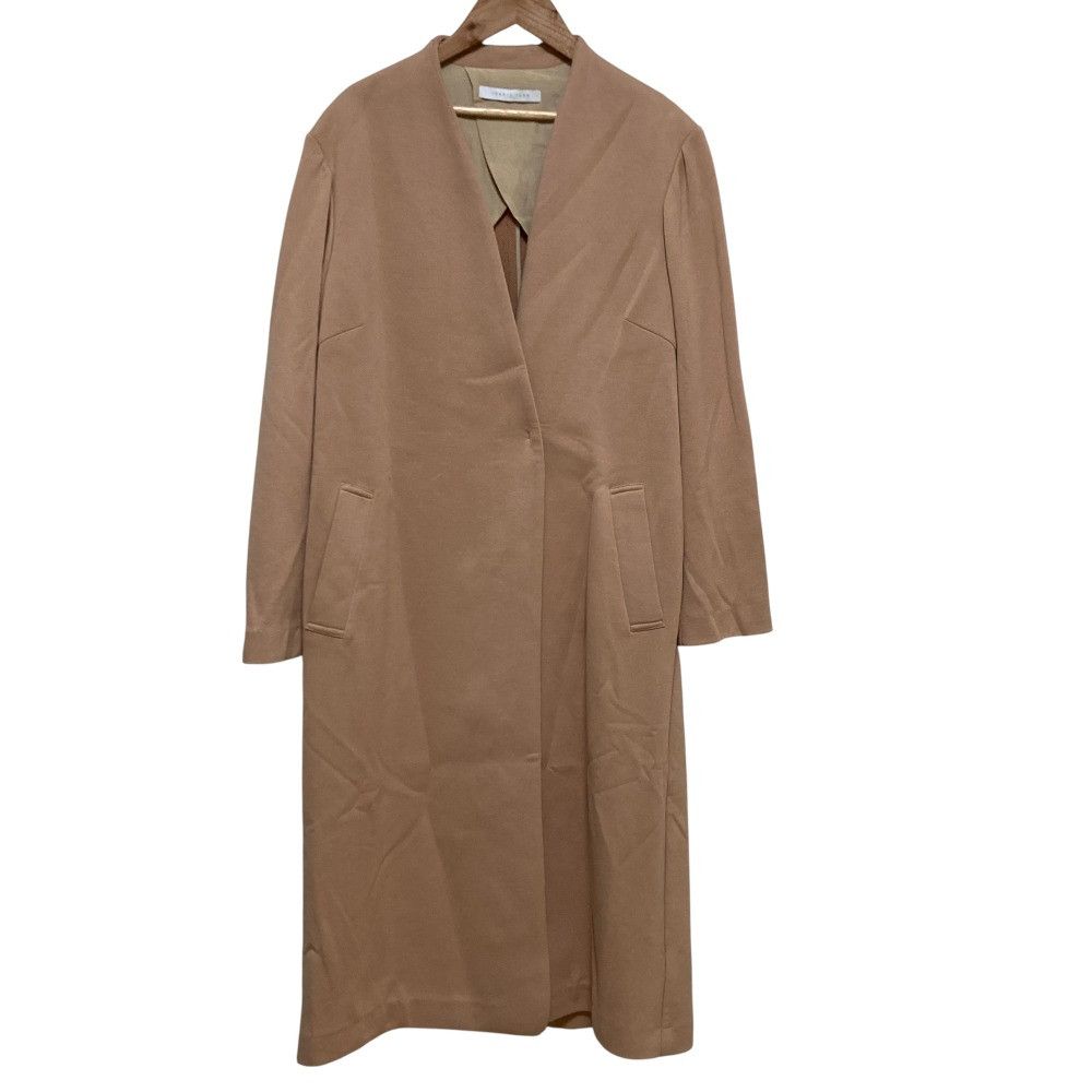 Theory Theory theory luxe SOFT COTTON PILE No Collar Coat Cotton Long Coat Textile Outerwear DUTY FREE for USA Size ONE SIZE - 1 Thumbnail