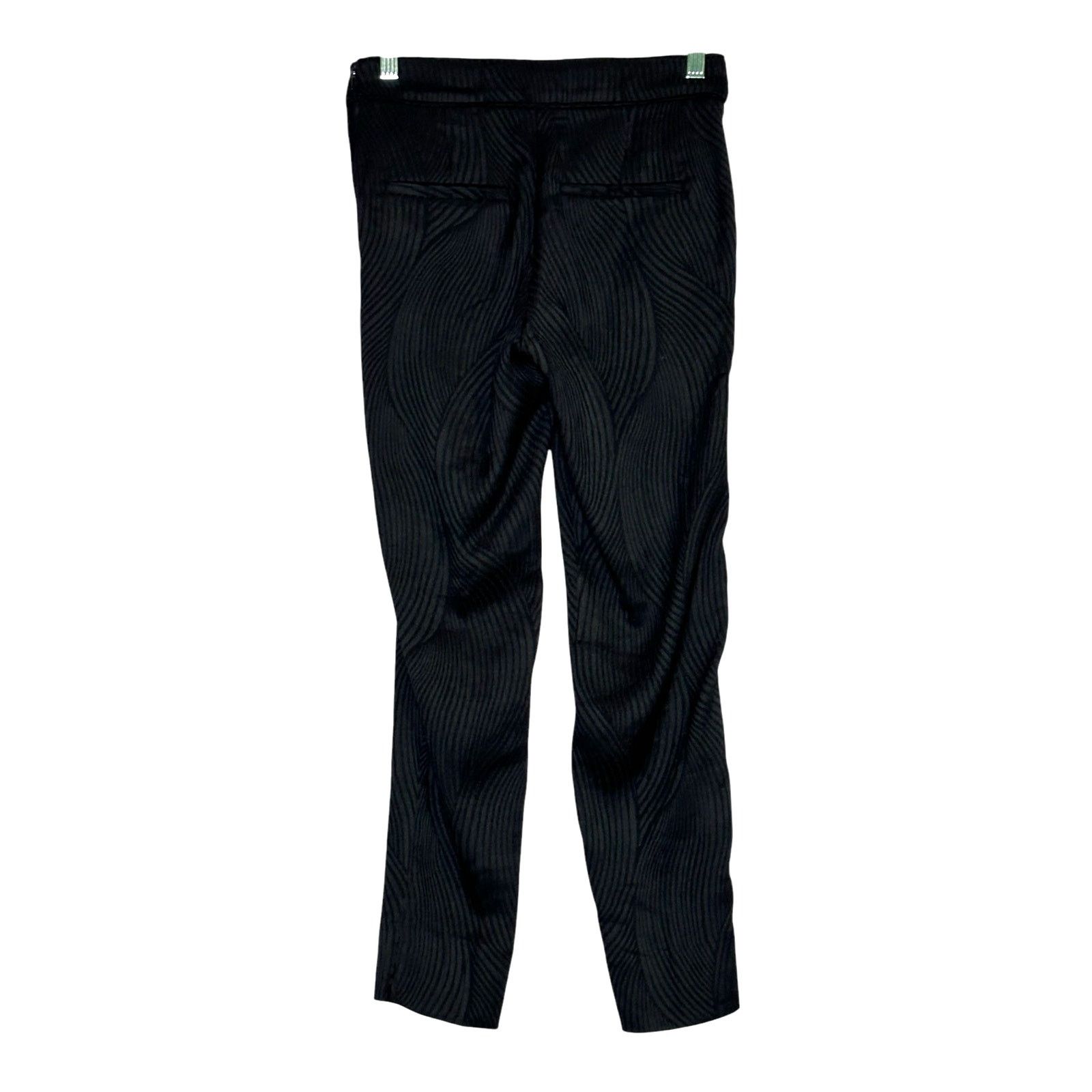 H&M H&M black textured skinny ankle pants size 2 Size 26" / US 2 / IT 38 - 2 Thumbnail