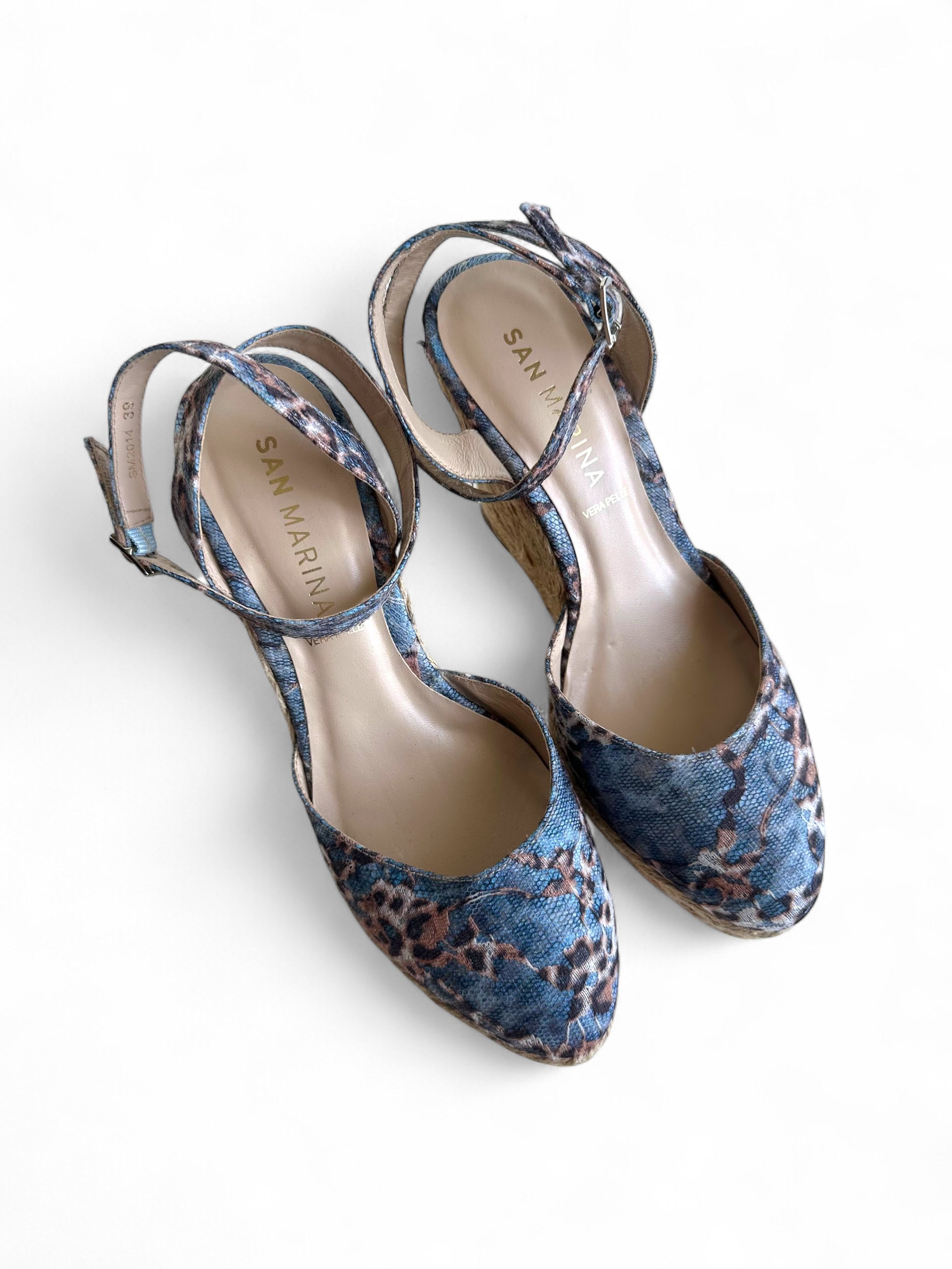 Other San Marina High Wedge Espadrille EU 39 Size US 8 / IT 38 - 3 Thumbnail