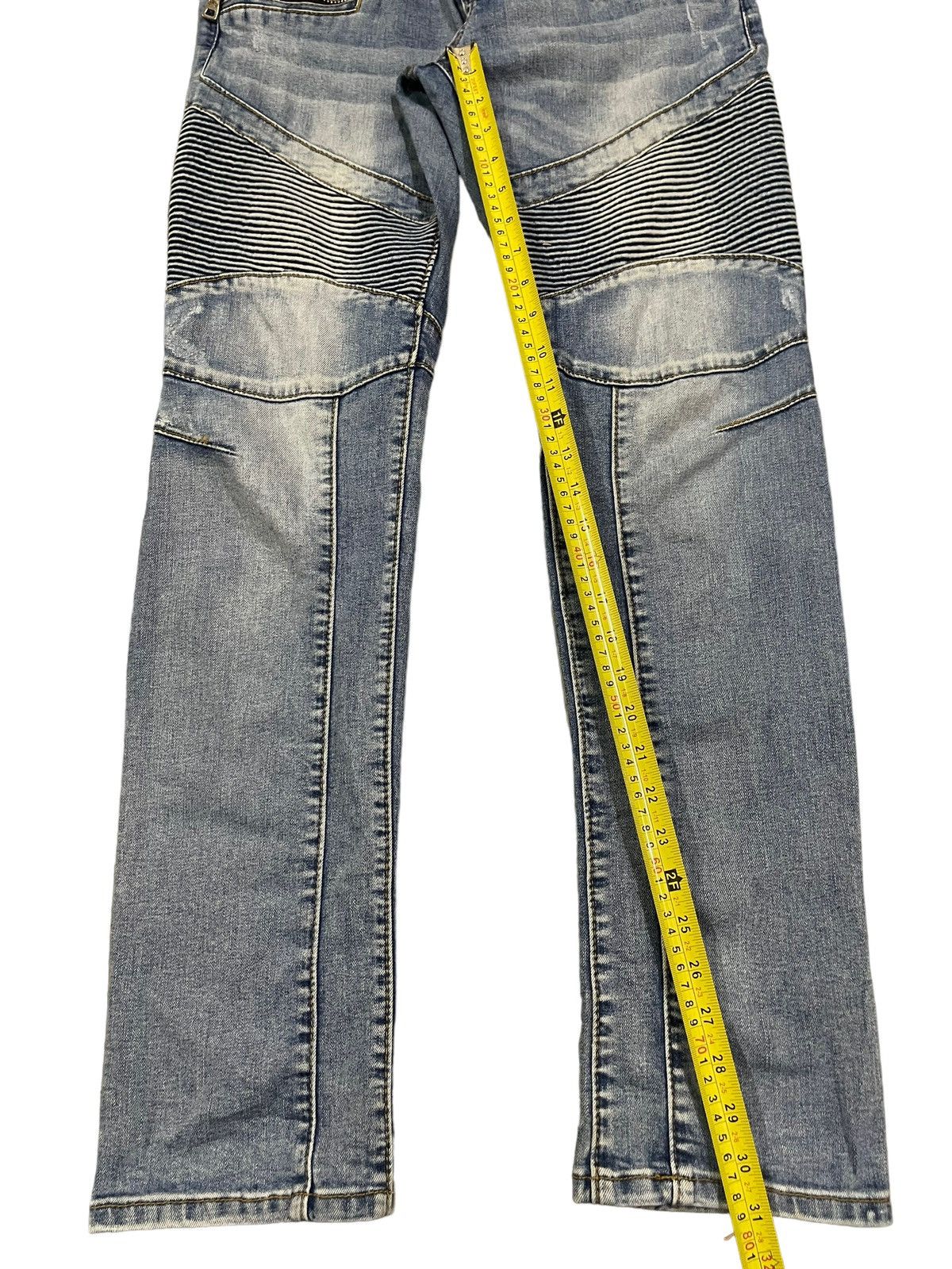 14th Addiction Vintage Japanese Brand Avant Garde Amiri Style Jeans Size US 30 / EU 46 - 11 Thumbnail