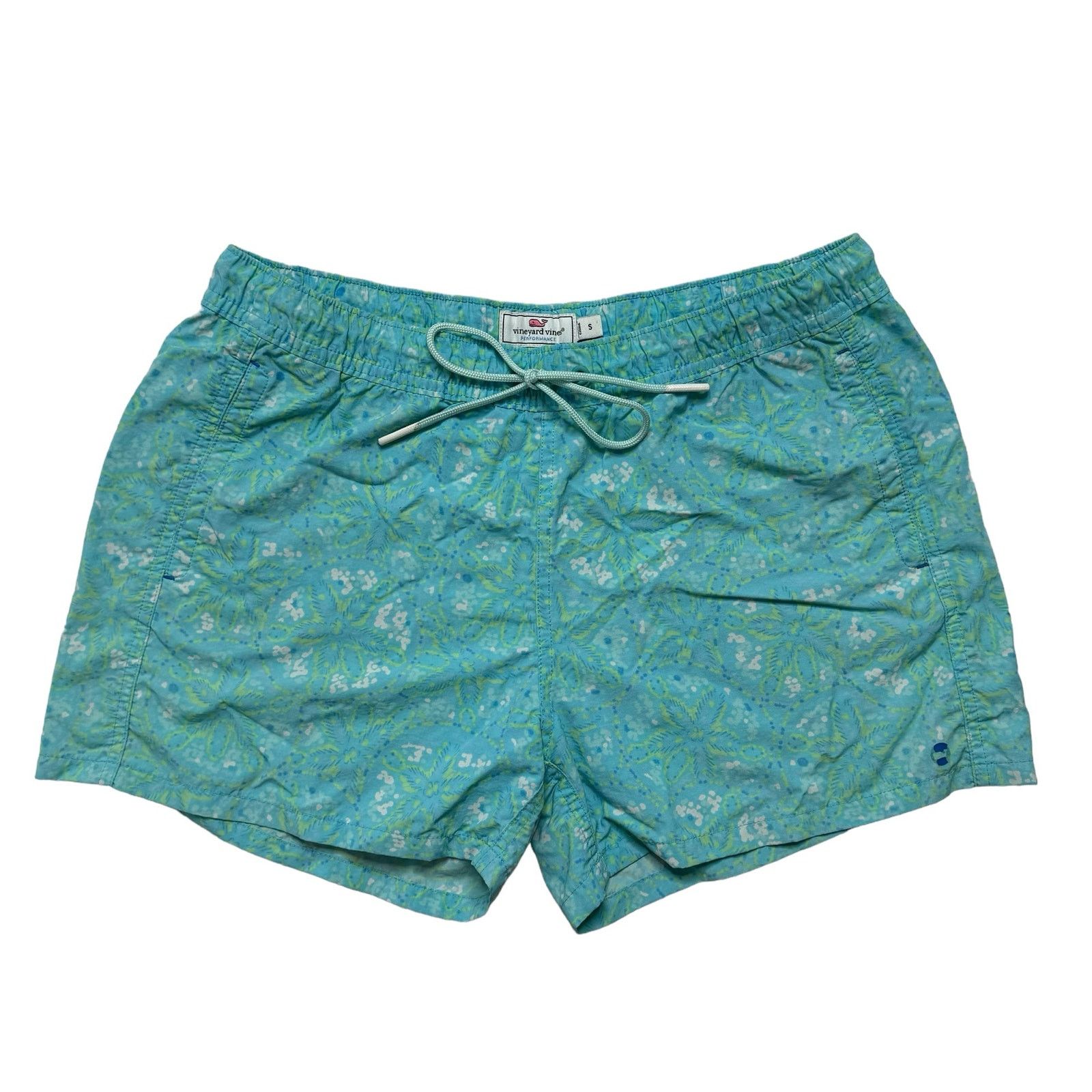Vineyard Vines VINEYARD VINES Performance Baggies Shorts Blue Print Small Size 26" / US 2 / IT 38 - 1 Thumbnail